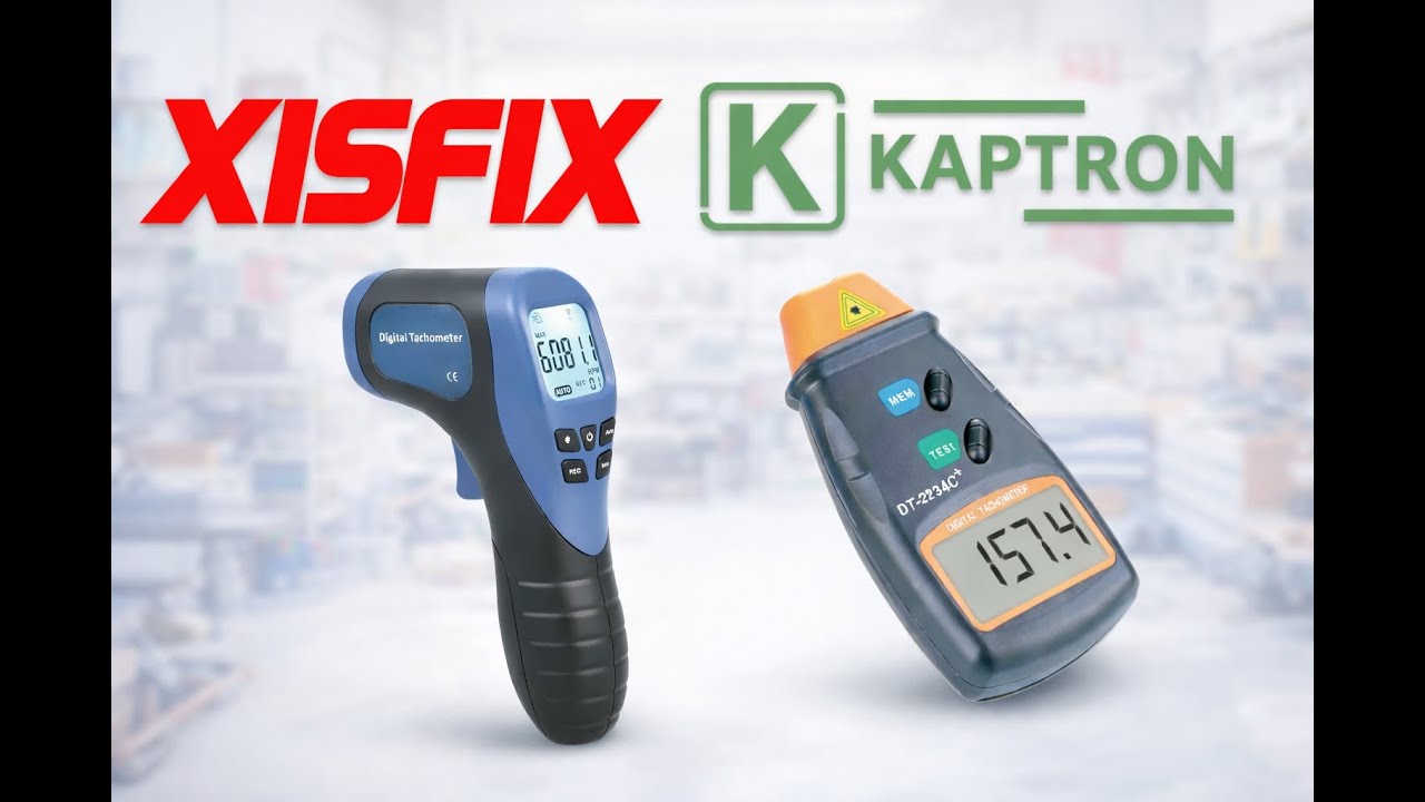 Instruções Tacômetro Digital medidor de RPM laser ótico - Xisfix Kaptron - TL-900 e DT-2234C+