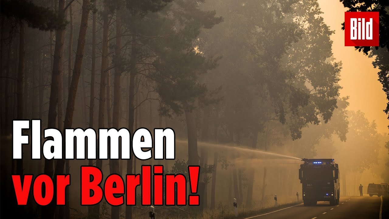 Riesiger Waldbrand in Brandenburg ++ Weiter Waldbrandgefahr in Deutschland