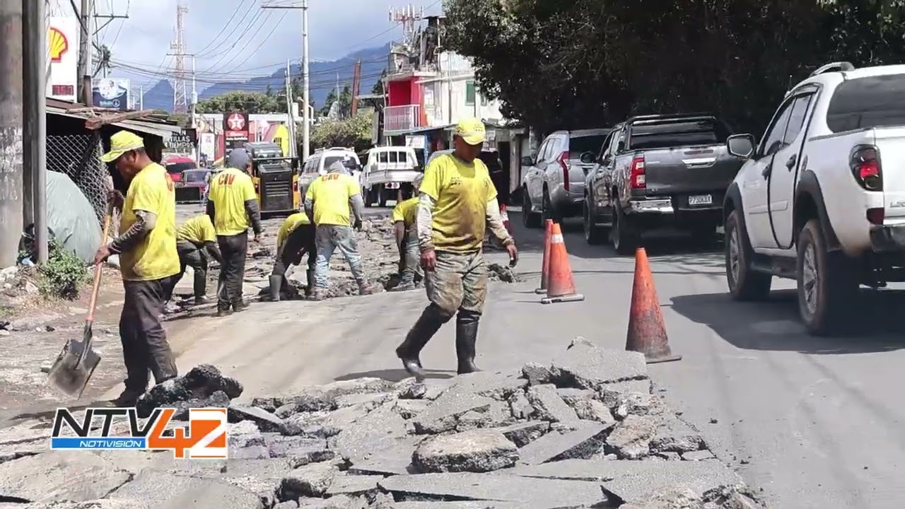 Inician trabajos de recapeo ruta de San Luis hacia el casco municipal