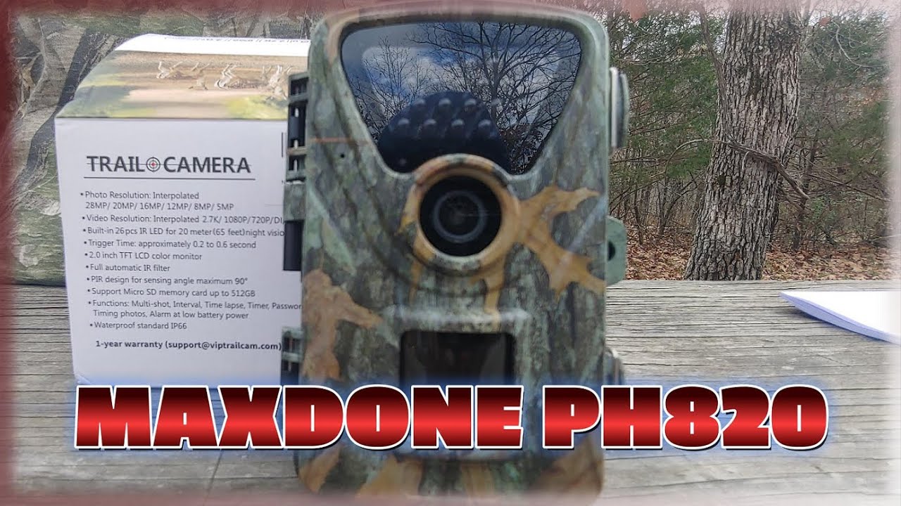 MAXDONE P820 Trail Camera Unboxing, Setup and Review