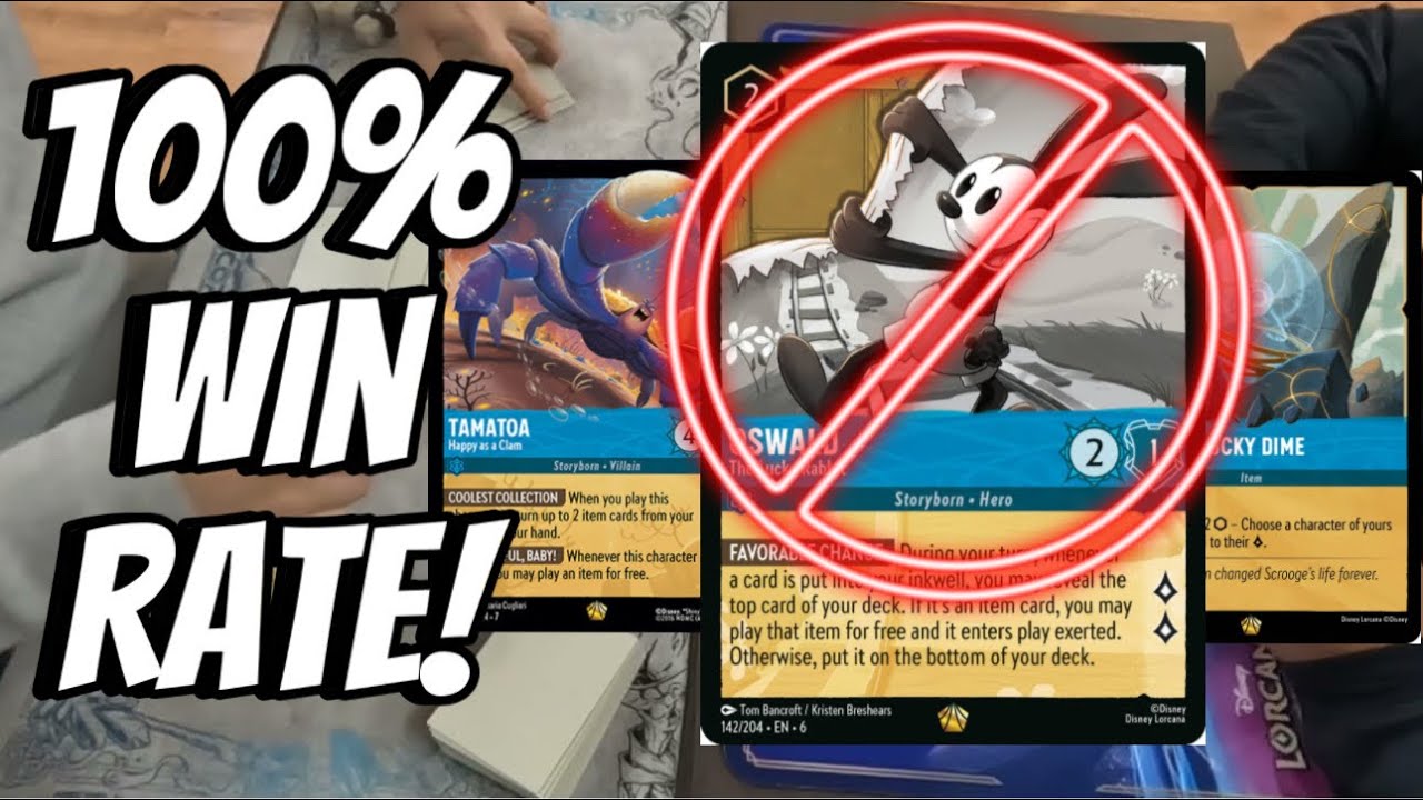 How to beat Oswald item deck #lorcana #lorcanagameplay #tournament