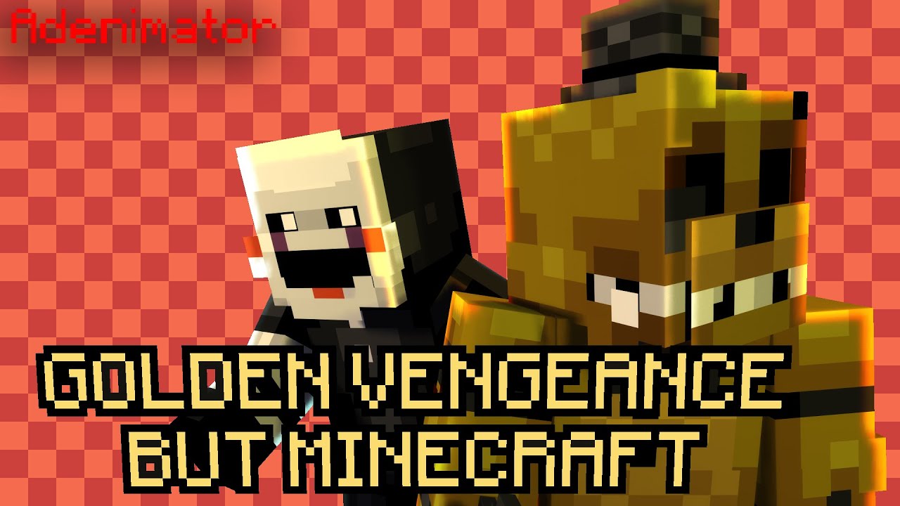 FNF Golden Vengeance But Minecraft - Original from VS FNAF 2