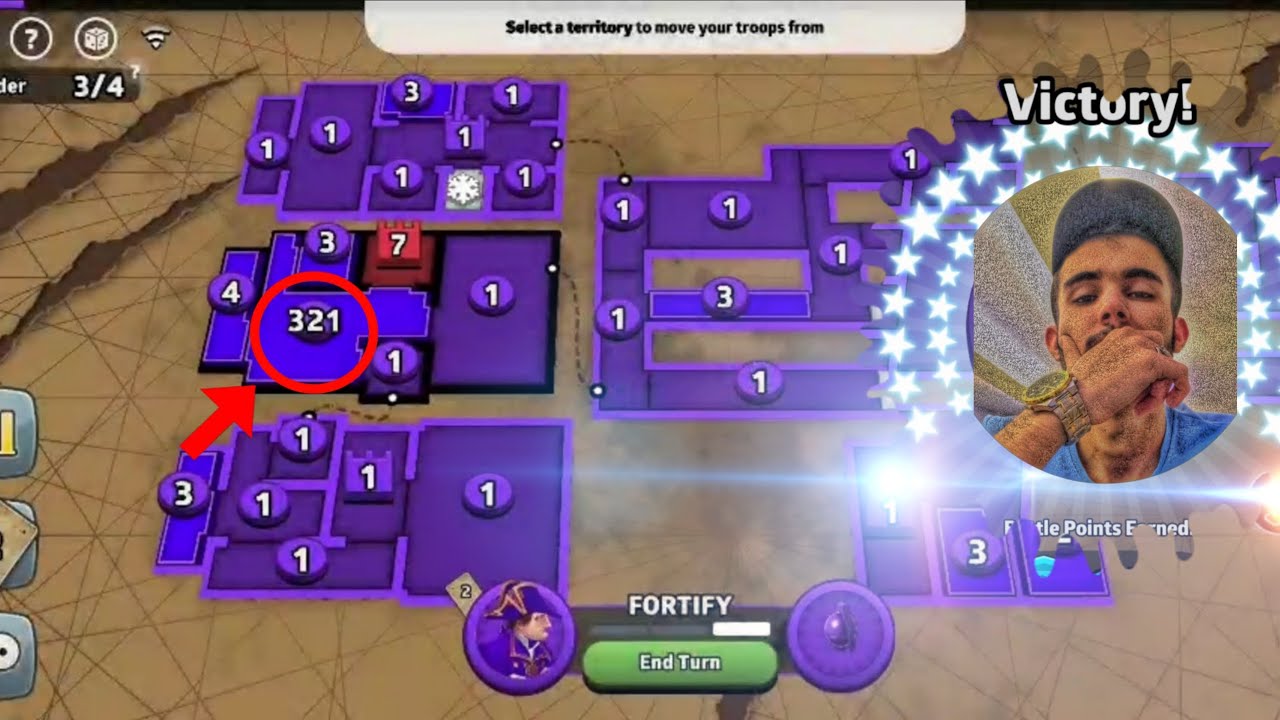321😎   😂😂😂 4 vs 1  risk       خليتهم ينسحبو  