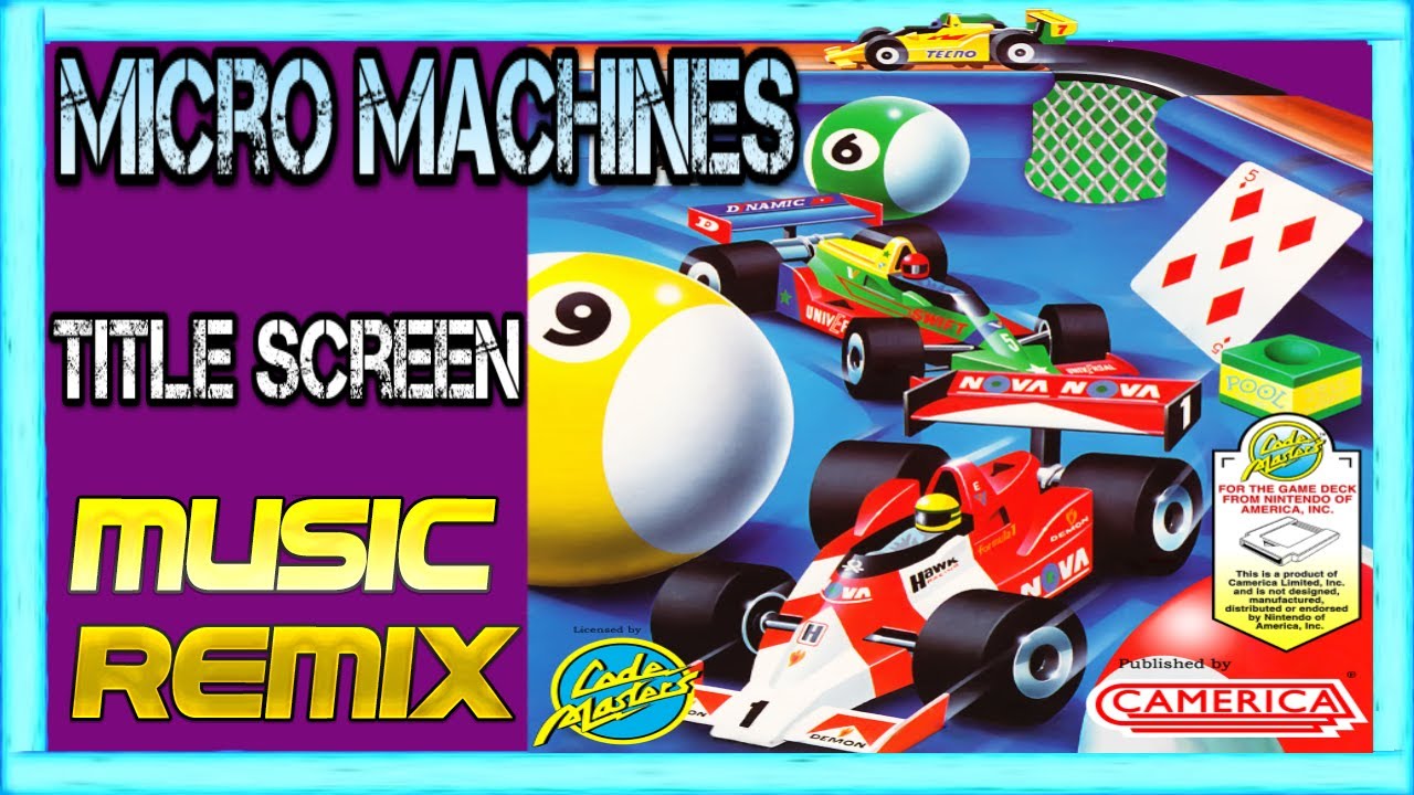 🕹️ Micro Machines : Title Screen - (NES) [Music Remix] 🎼