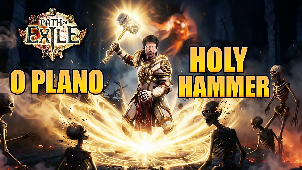 O PLANO DA MINHA STARTER HOLY HAMMER (sem edição) - PATH OF EXILE (N INDICADO P NOVOS JOGADORES)