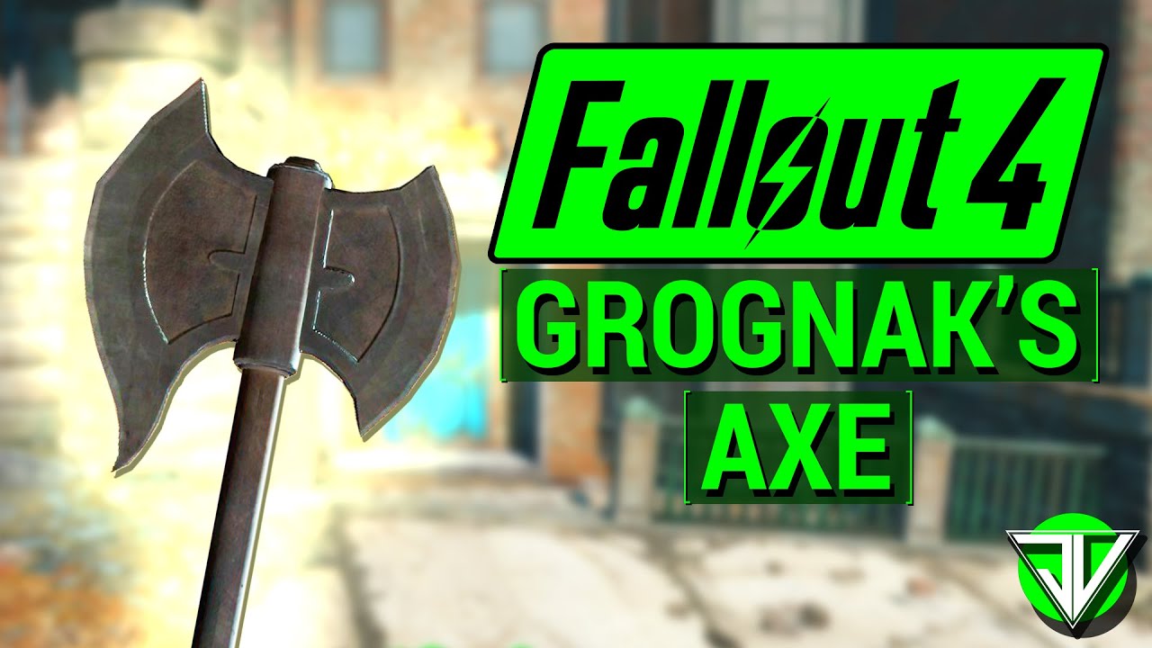 FALLOUT 4: How To Get GROGNAK&rsquo;S AXE and COSTUME! (Unique Weapon/Armor Guide)