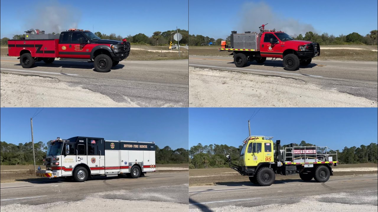 Lehigh Acres Brush Fire Response 3/12/23