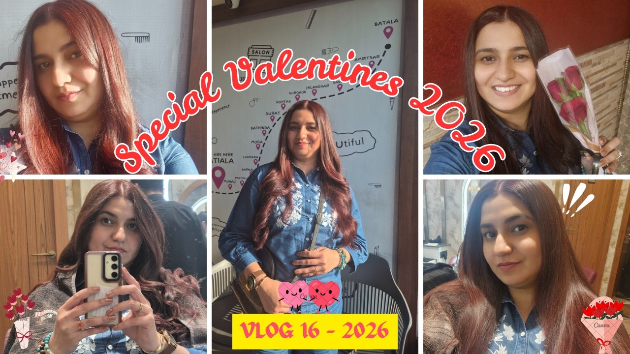 RED Hair for Valentines - Celebrated Valentines 2026 with my Special One - Vlog 16