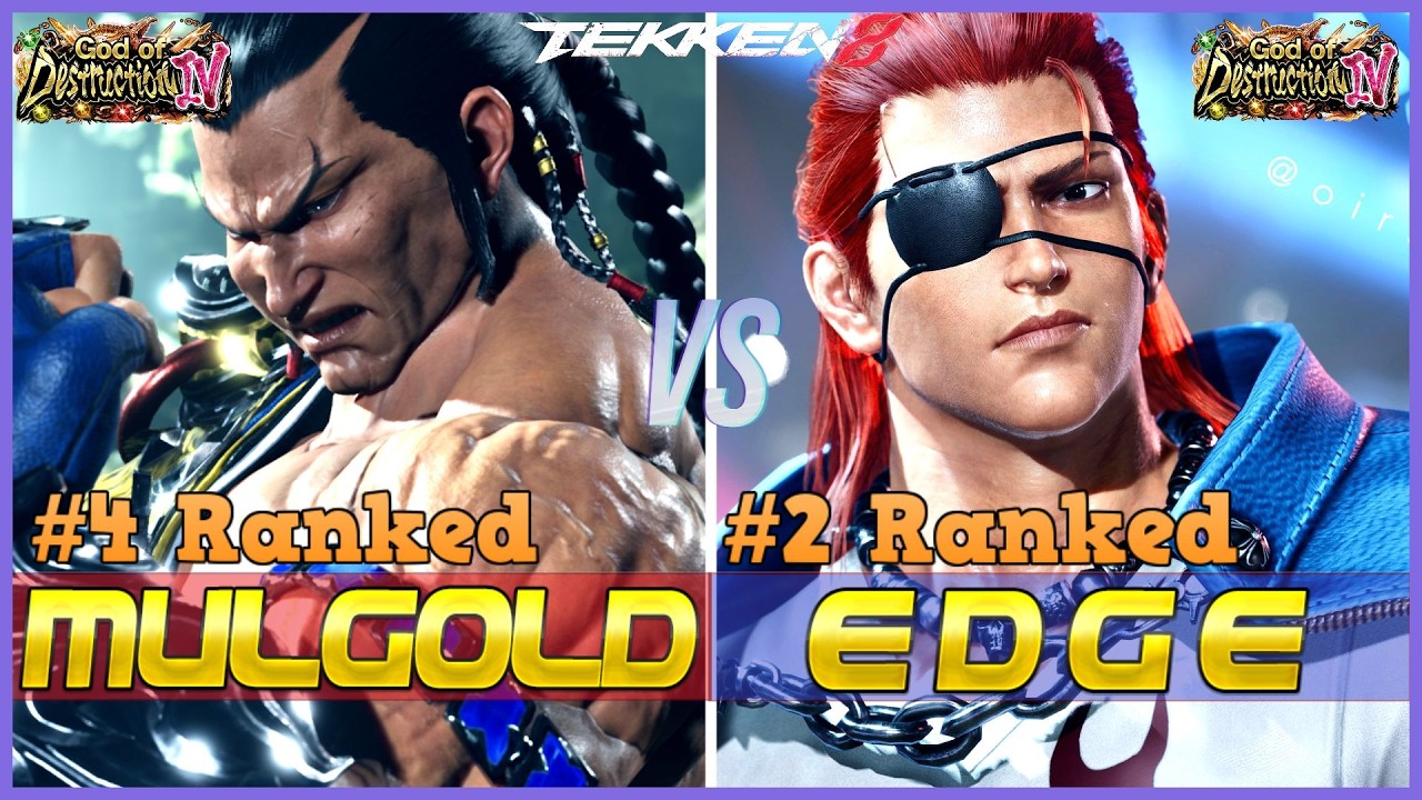T8 ▰ EDGE (#2 Ranked Hwoarang) vs MULGOLD (#4 Ranked Feng) ▰ Tekken 8 High Level Gameplay