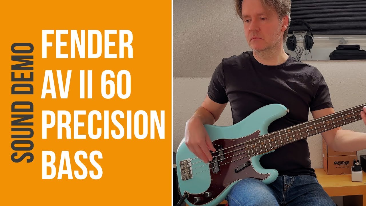 Fender American Vintage II 1960 Precision Bass - Sound demo (no talking)