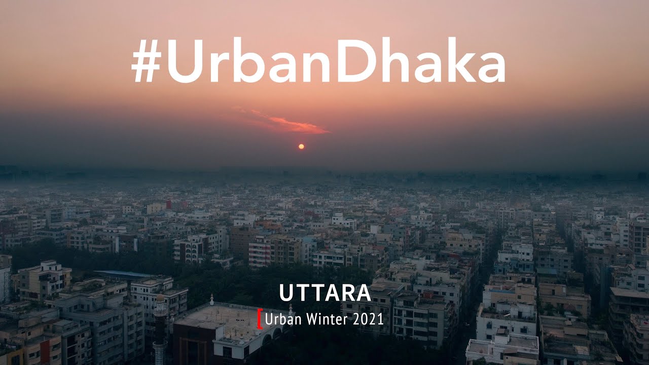 #UrbanDhaka Winter: Uttara Aerial View | Dhaka 4K