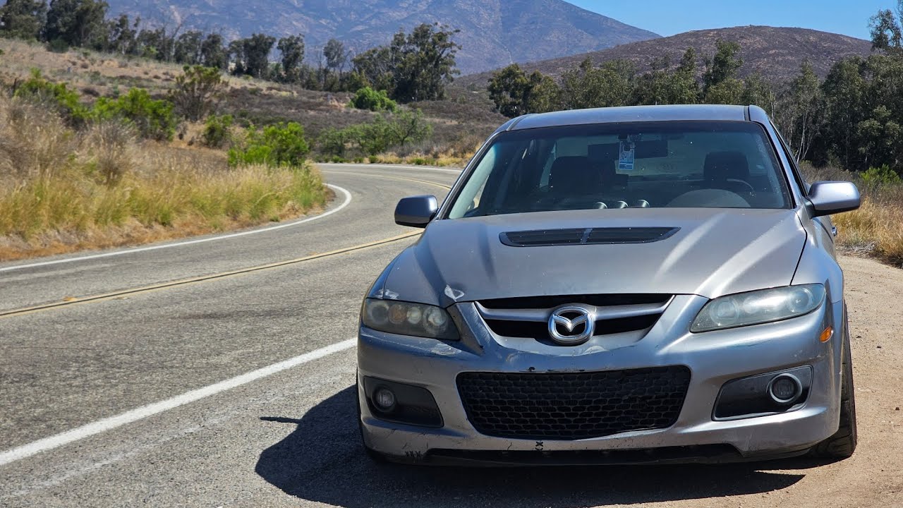 Mazdaspeed 6 Pure LOUD Exhaust And Turbo Sounds Through Canyon Roads 
