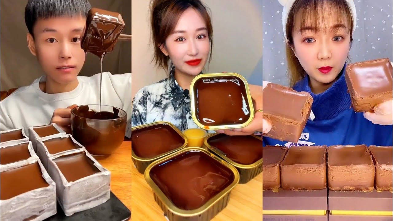 Kwai Chocolava Cake - Fudge Cake Brownie Mukbang🍫🥧 || Eating show || Chinese Food 