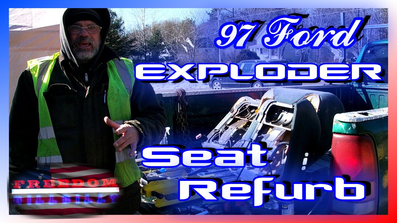Refurbishing the 97 Ford Explorer Salvage Yard Seat.