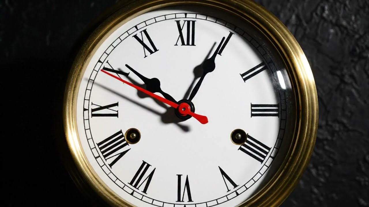 Classic Clock Ticking 🕰️ Soft ASMR Sound for Relaxation, Sleep & Concentration