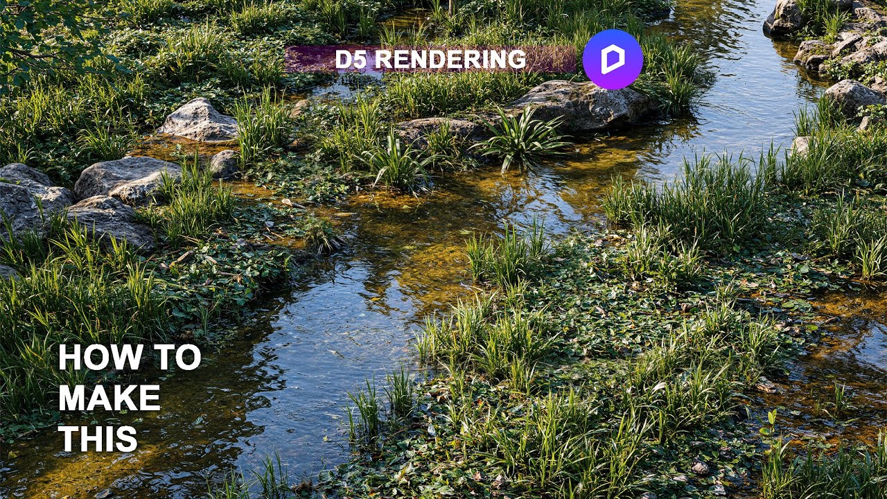 How to make Flowing Water in D5 Realistic