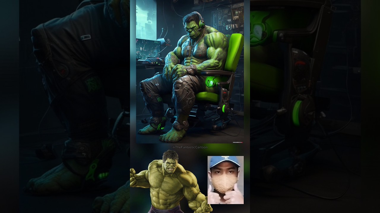 ALL SUPER HERO CHARACTERS AS TATTOOED MAN IS PLAYING GAME 💥 #shorts #marvel #dc #avengers
