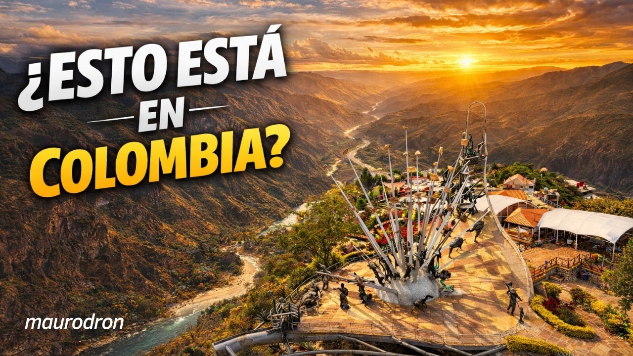 🌄 El Cañón del Chicamocha como nunca lo habías visto | Colombia desde el aire