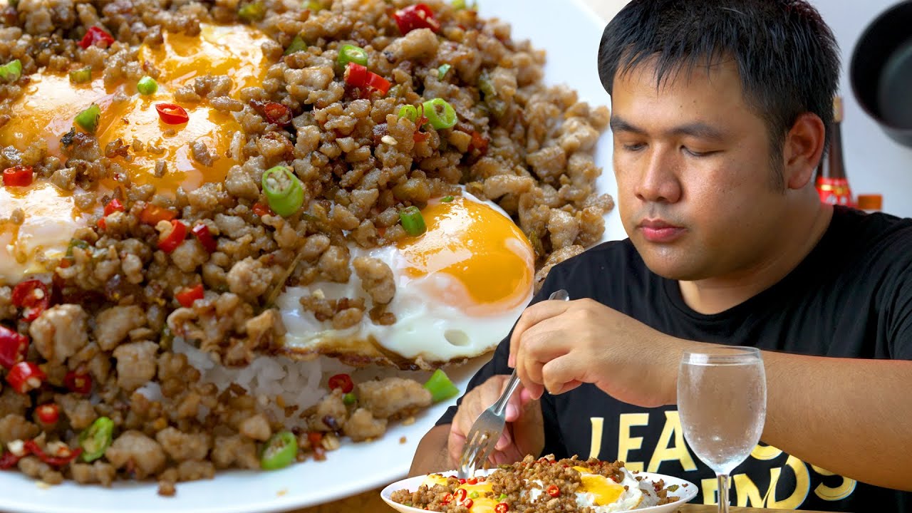 ไข่ดาว หมูสับผัดพริกเกลือ : ทำกินชิลๆ