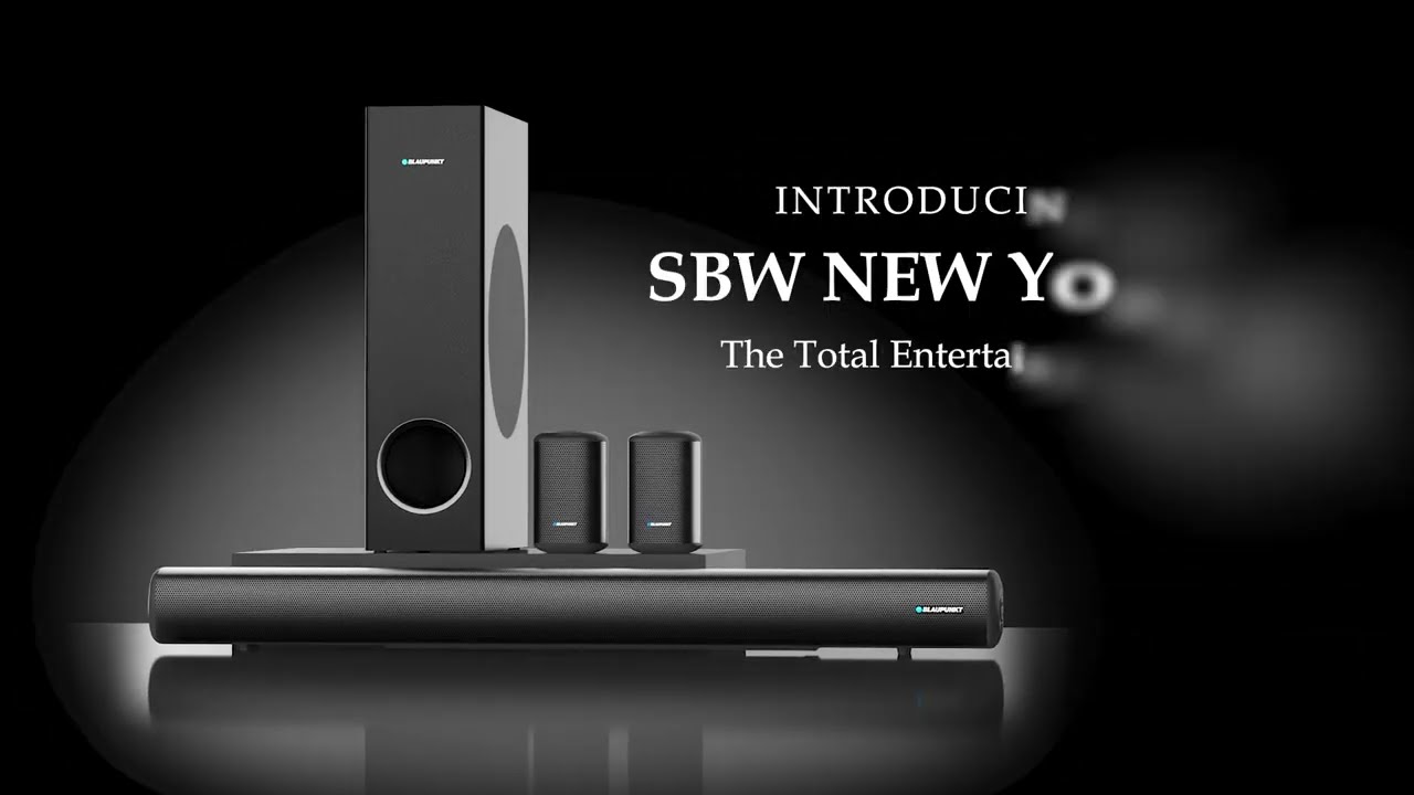 BLAUPUNKT SBW NEWYORK 550 5.1 Soundbar with Subwoofer & Rear Satellites