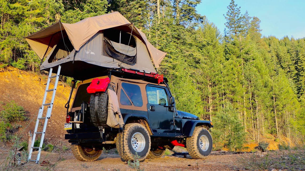Jeep TJ DEEP in Tahoe National Forest
