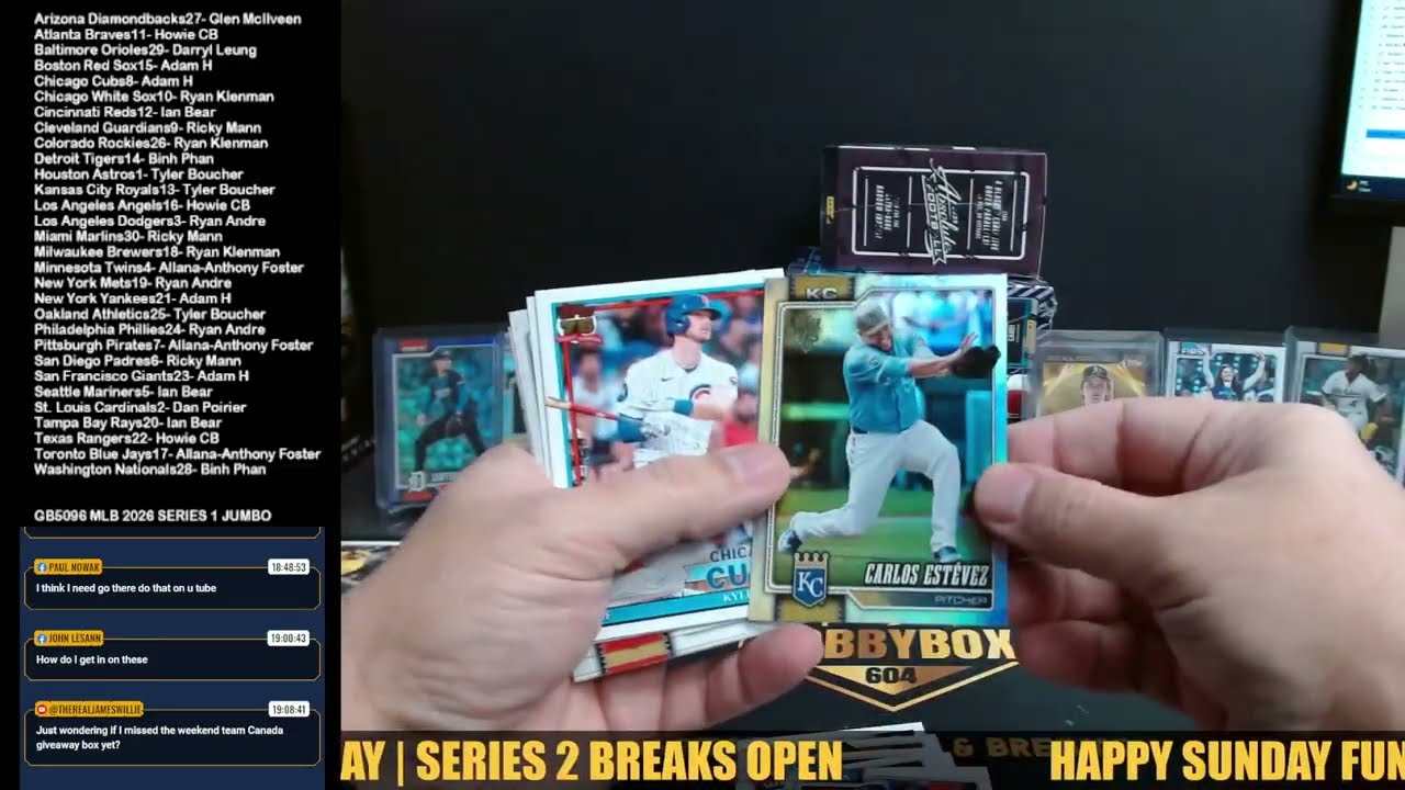 GB5096 MLB 2026 TOPPS SERIES 1 JUMBO
