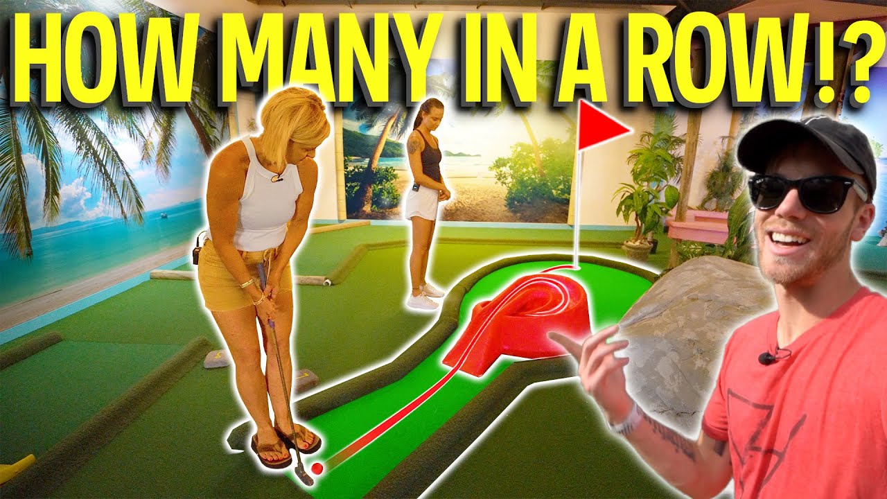 We Broke Our Hole In One Record! - Awesome Homemade Course!