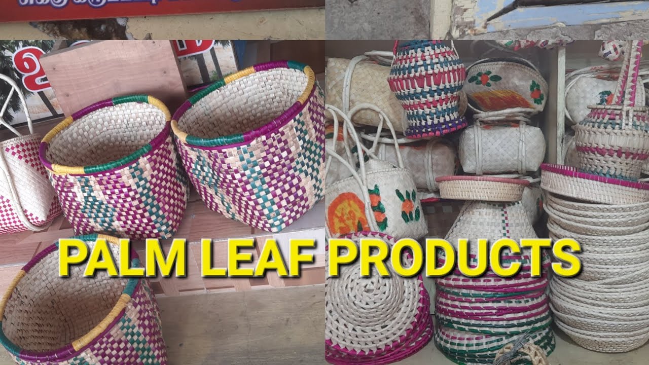 பாரம்பரிய பனை ஓலை கைவினை பொருட்கள் | Palm 🌴 Leaf Handcraft Products 