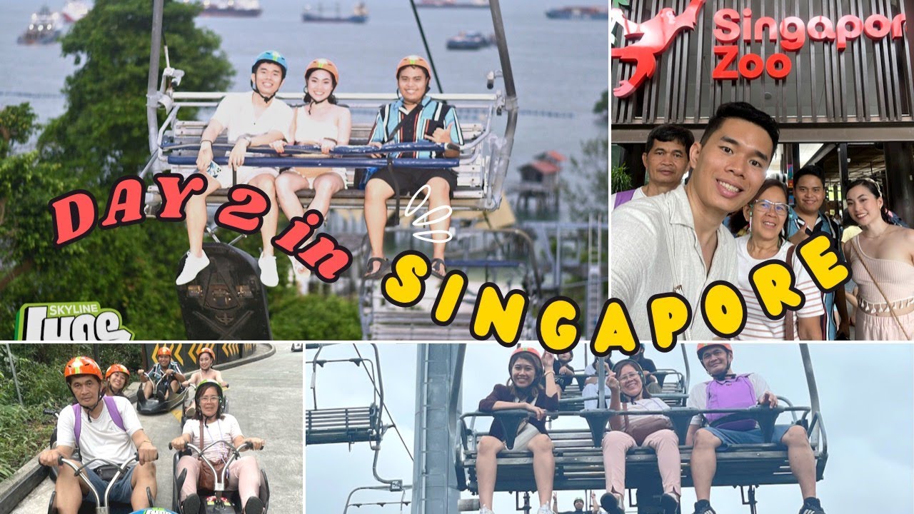 Vlog 25: FREE Breakfast Buffet in Singapore Zoo | Skyline Luge in Sentosa
