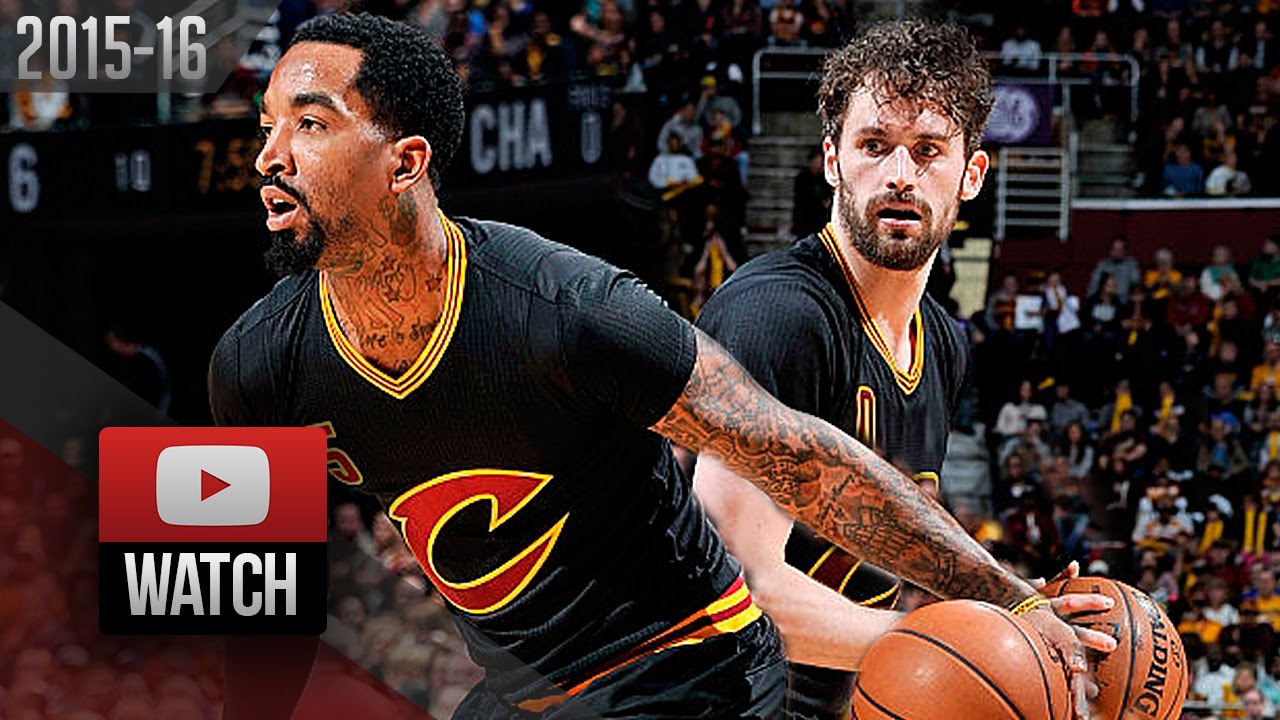 J.R. Smith & Kevin Love Full Highlights vs Hornets (2016.04.03) - 11 Threes Total!