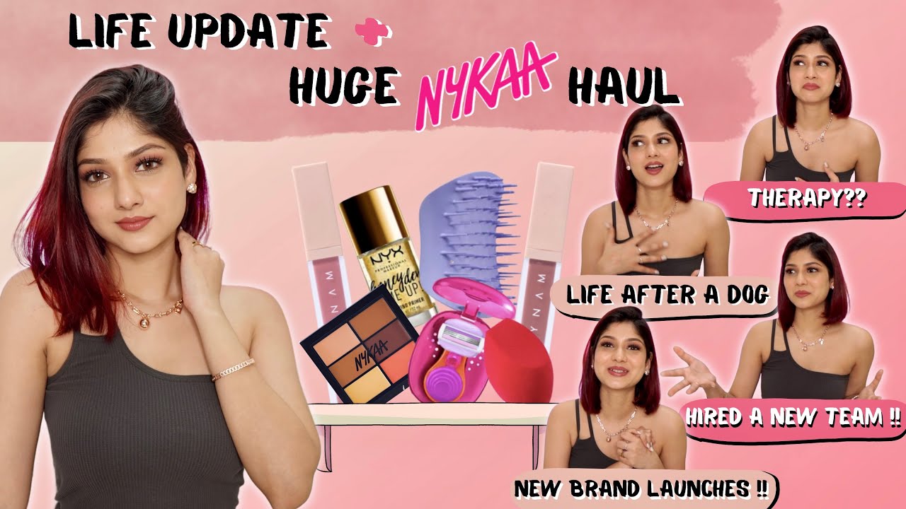 Started Therapy? Life After A Dog? : LIFE UPDATE ⚡️ + Nykaa Haul | Manasi Mau