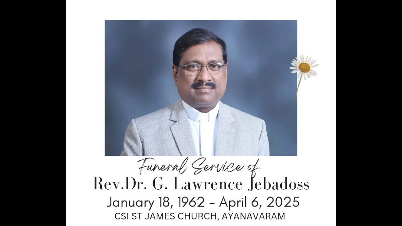 07.04.2025 | HOME CALLING SERVICE OF REV. DR. G. LAWRENCE JEBADOSS | CSI ST.JAMES CHURCH AYANAVARAM