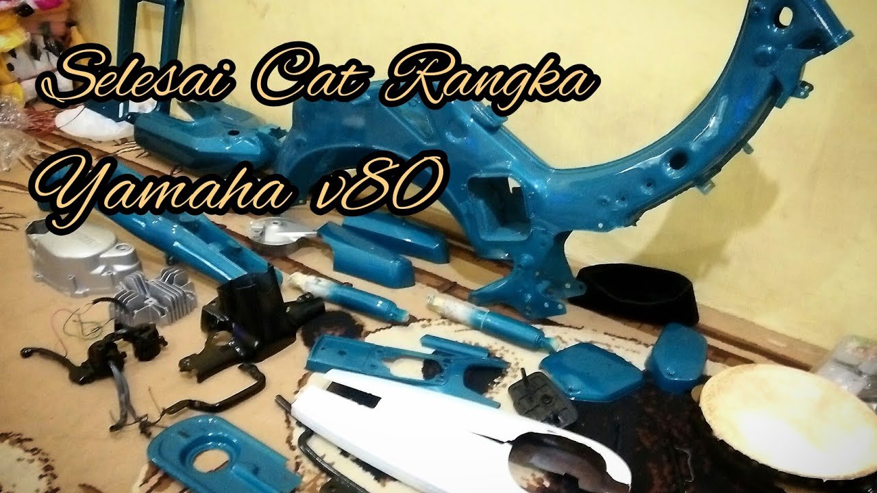 Pembongkaran Dan Perakitan Rangka Yamaha v80 || Restorasi Total Part 2
