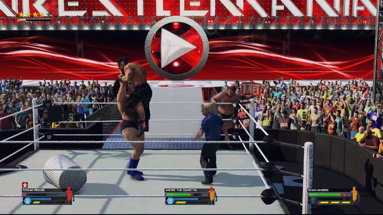 Stan Hansen vs. Roman Reigns vs. Andre the Giant