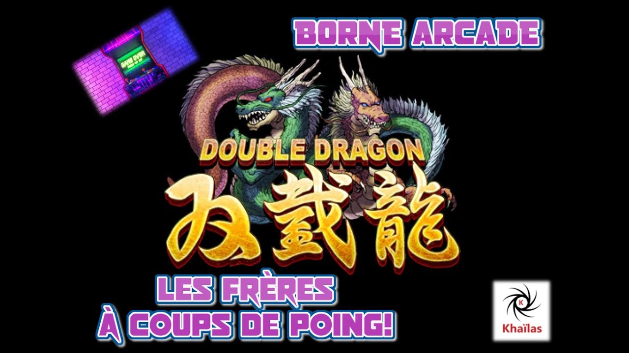 Arcade Double Dragon : les frères qui réglaient les problèmes à coups de poing!