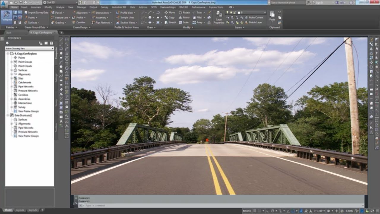 How to Road Design include Bridge in Civil 3d use multiple Assablies for Create Design Corridor