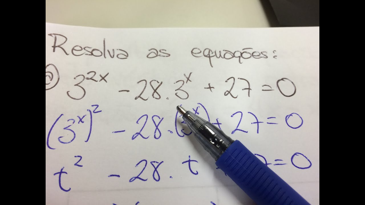 MFUNA | FE2 – Como resolver uma equação exponencial disfarçada como 2º grau – usando artifício