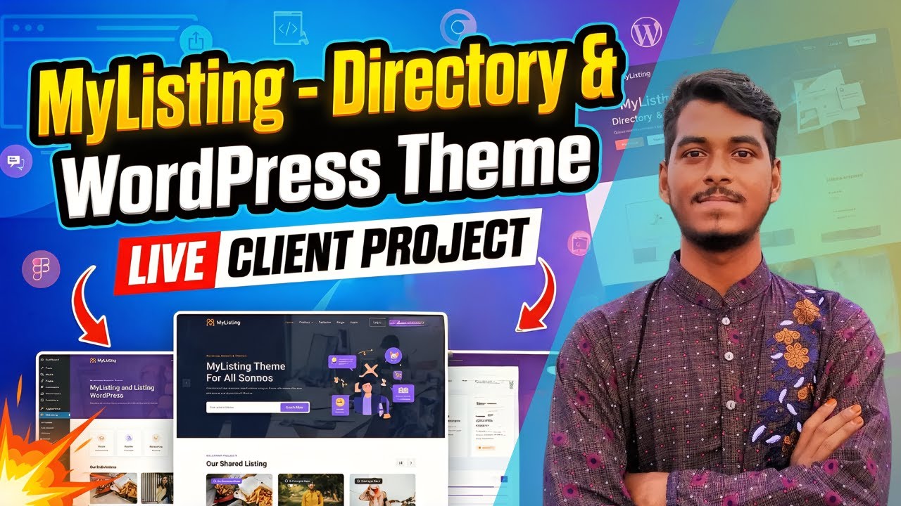 MyListing - Directory & Listing WordPress Theme Installation and demo import -  Bangla Tutorial