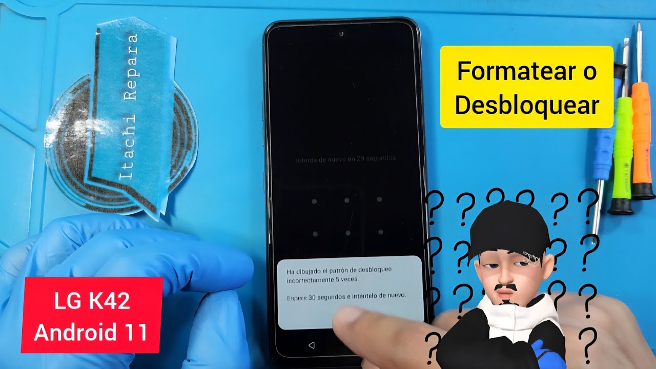 Eliminar Bloqueo De Pantalla o Contraseña LG K42 Android 11