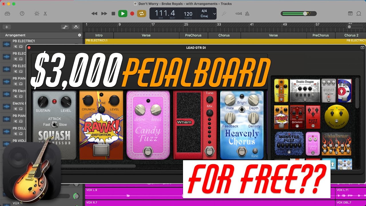 GarageBand Pedalboard: EVERYTHING you need to know (GarageBand Tutorial)