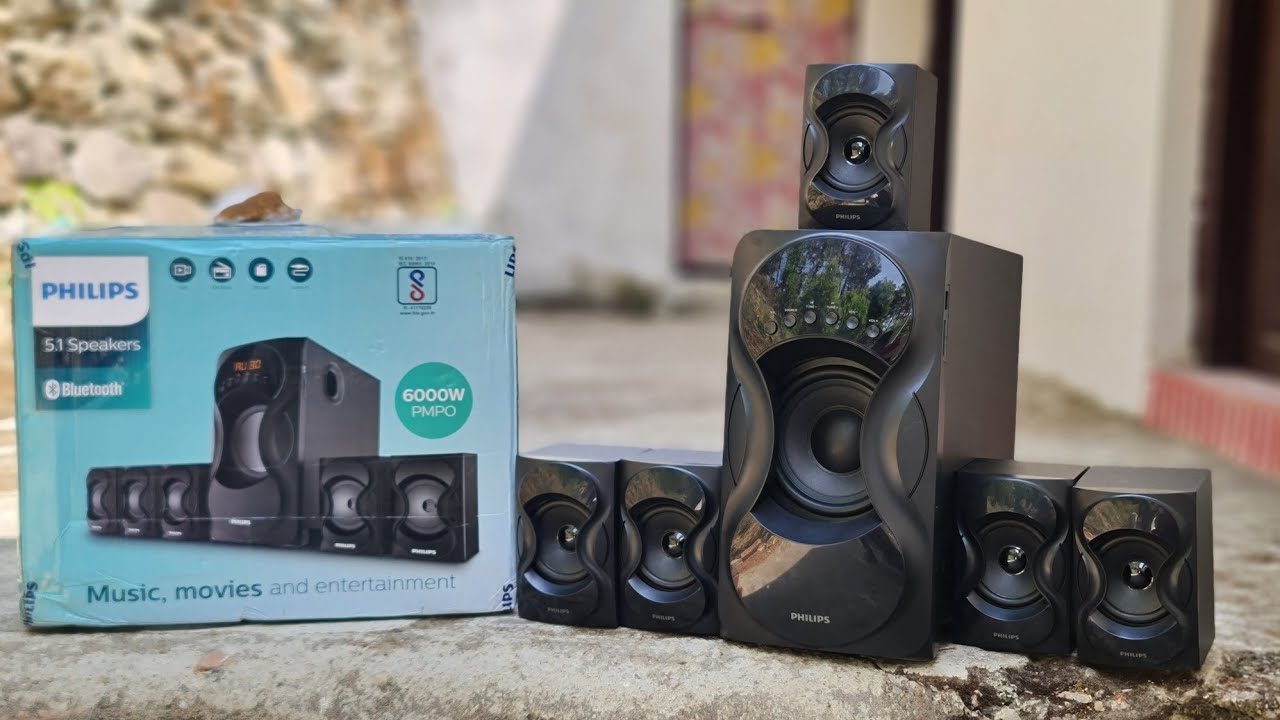 Philips SPA5162B 5.1 HOME THEATER⚡️ UNBOXING REVIEW⚡️6000watts⚡️BEST 5.1 HOME THEATER UNDER ₹7000