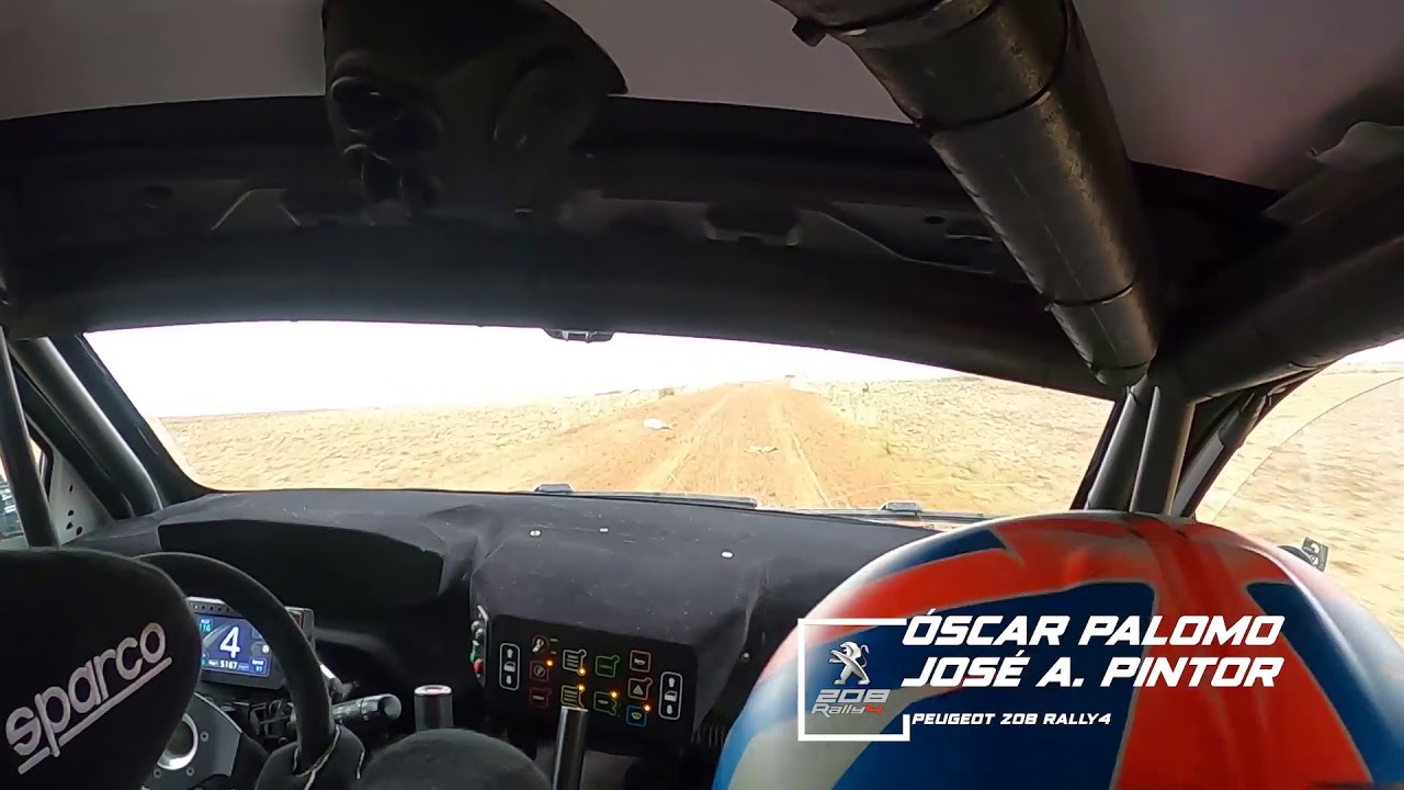 Onboard Óscar Palomo - José A. Pintor  - Peugeot 208 Rally4 / Rallye Tierra de Madrid TC D2