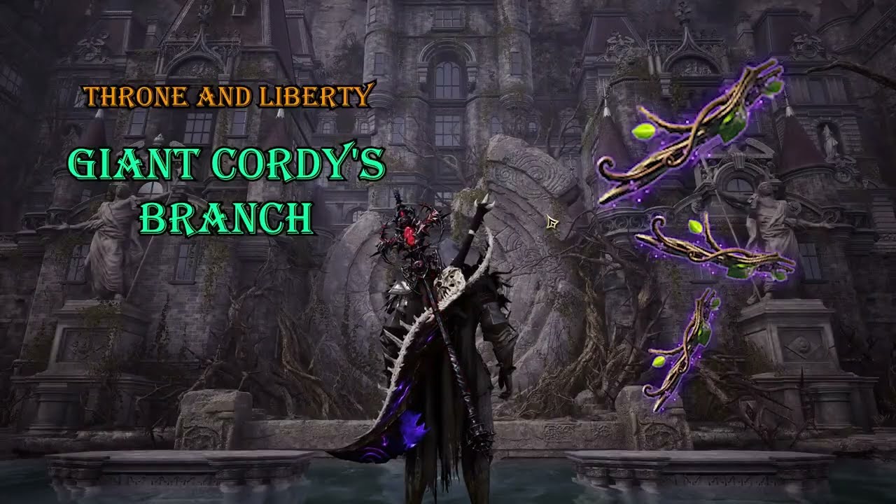 Throne And Liberty Secret Farming part 4 - Giant Cordy's Branch