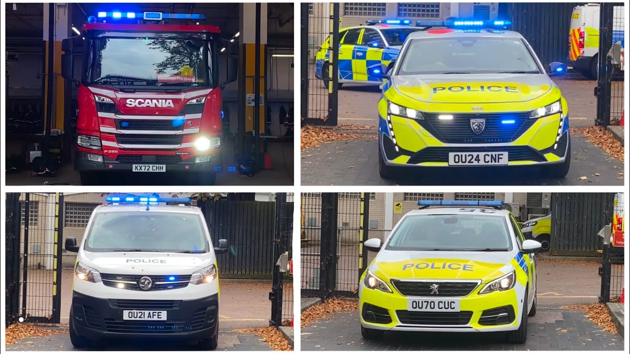 Parkside Cambridge Police Station & Fire Station Compilation w/ Ollie
