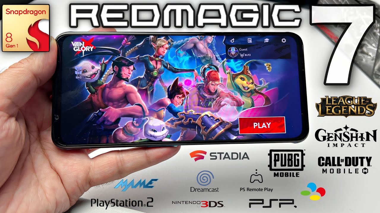 REDMAGIC 7 (Global) - Emulation & Gaming Test - Snapdragon 8 GEN1 + 16GB RAM