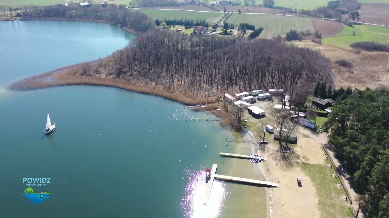 Powidz - Lot linią brzegową od Jabłony do Dzikusa
