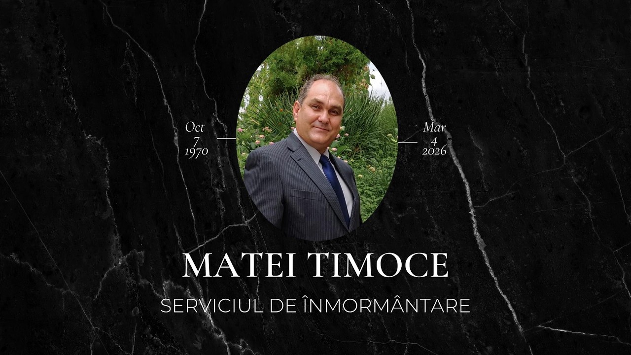 Matei Timoce: Serviciul de Înmormântare