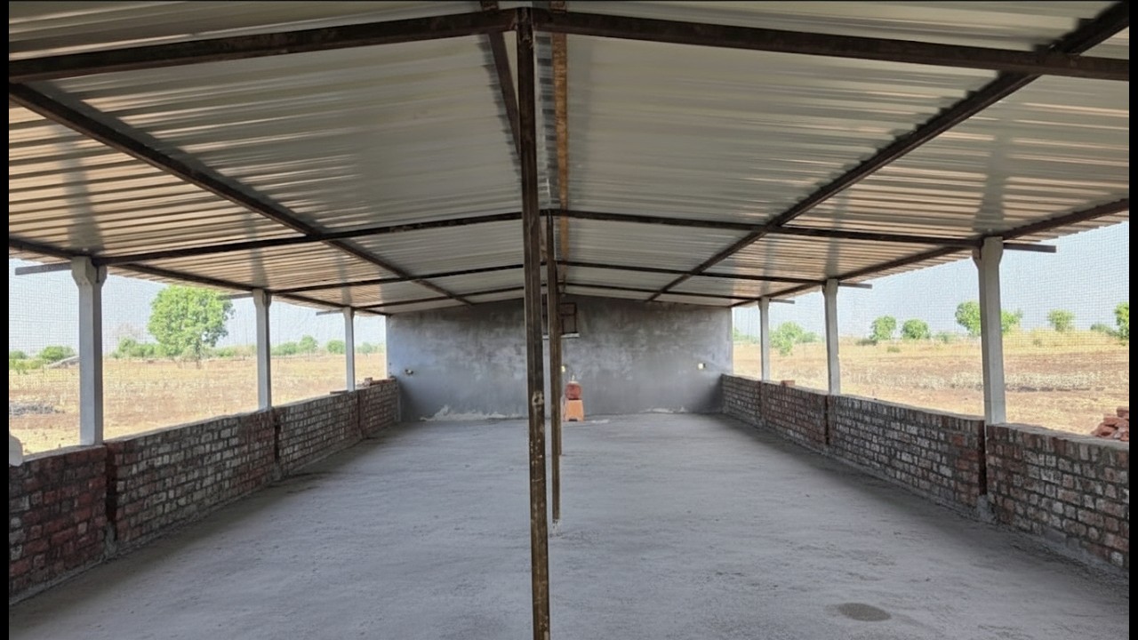 1000 sq  ft  Poultry Shed Construction & Expenditure