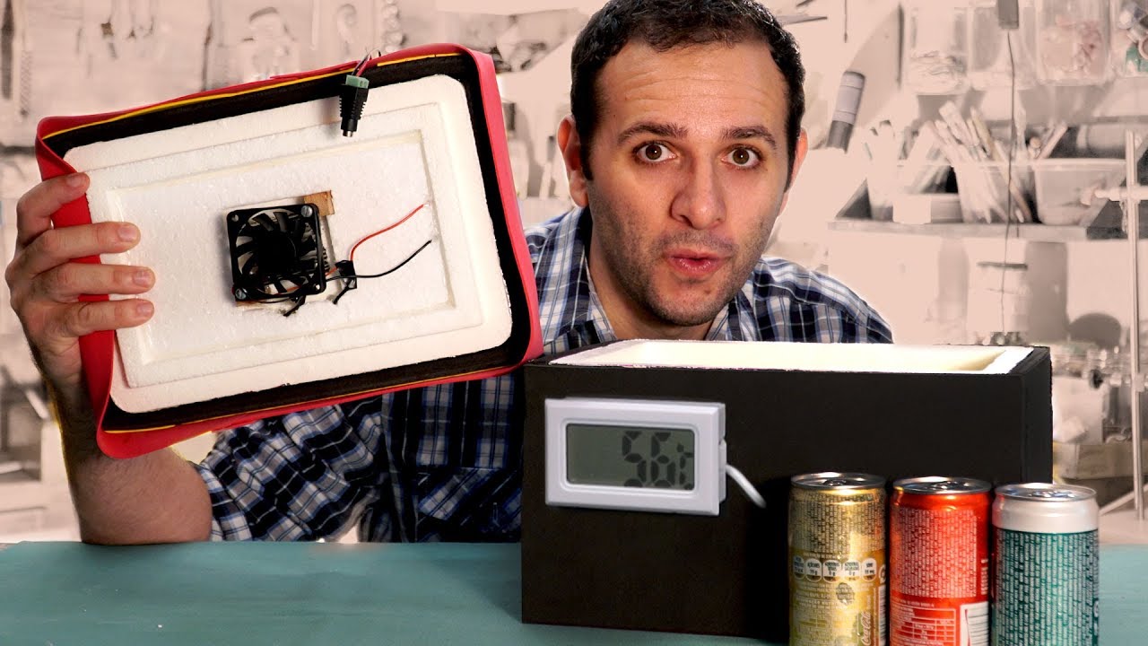 Como fazer uma GELADEIRA CASEIRA que chega a 5,6°C (GELADEIRA PELTIER)