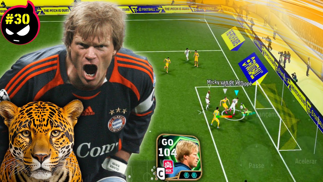 Impossível  Oliver Kahn não deixa eu Fazer Gol no eFootball 26 Mobile